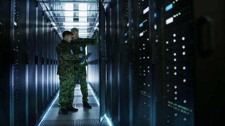 Department of Defense officers working on IT technology projects.