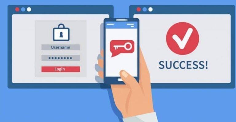 Multi factor authentication icon.