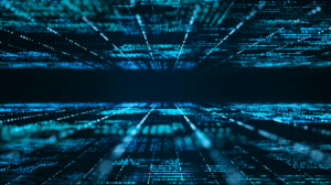 Coding and phishing background.
