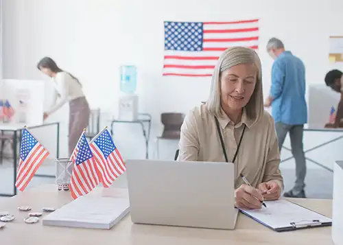City Hall polling station