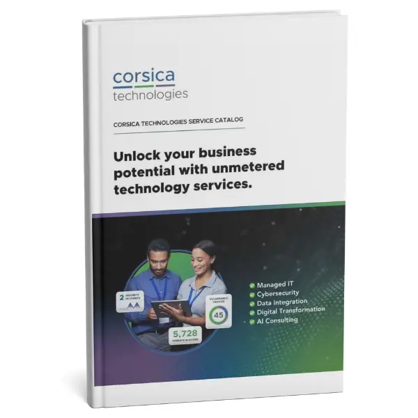 Corsica Technologies 2025 Service Catalog Mock Up