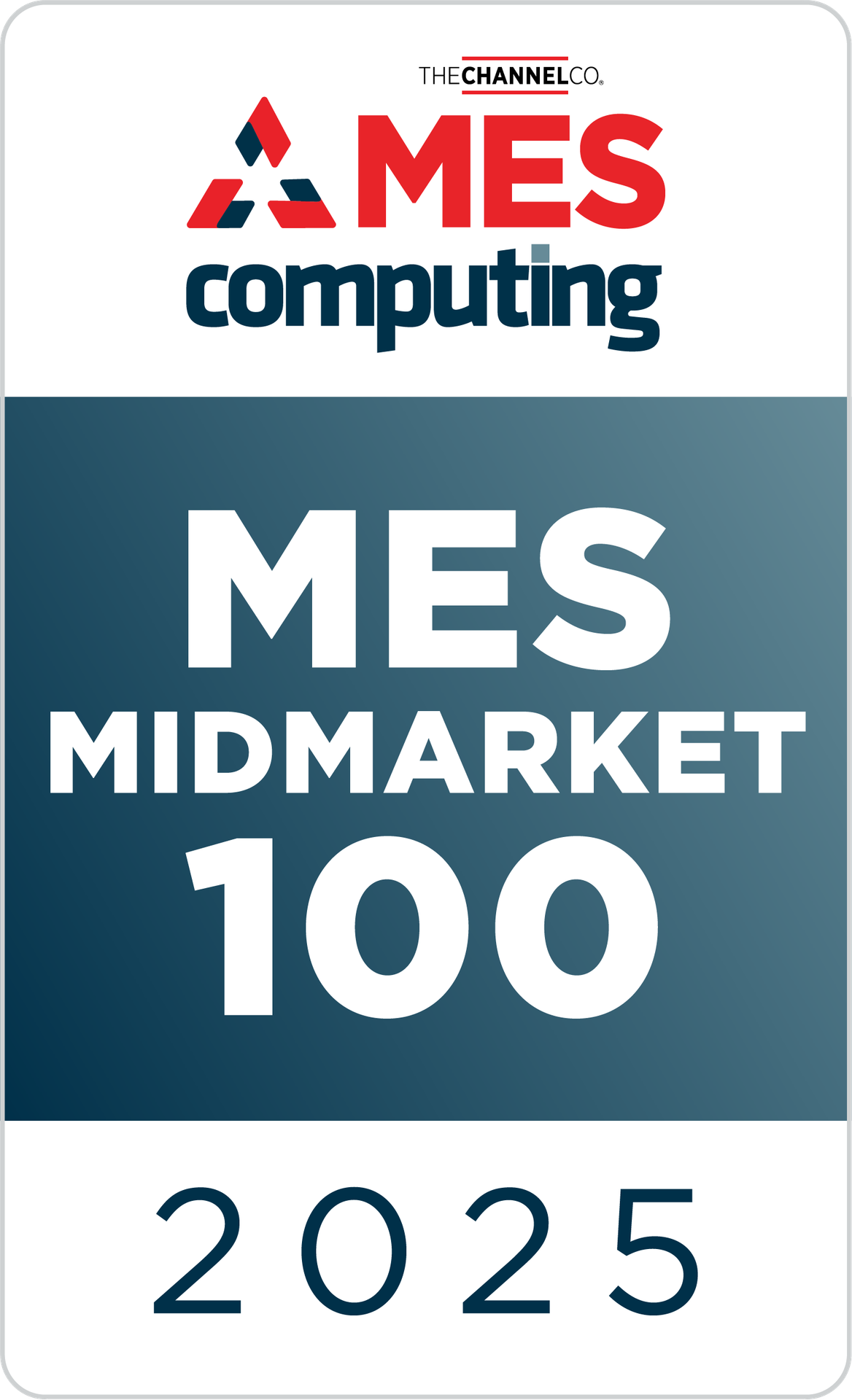 Corsica Technologies awarded MES Midmarket 100 award 2025