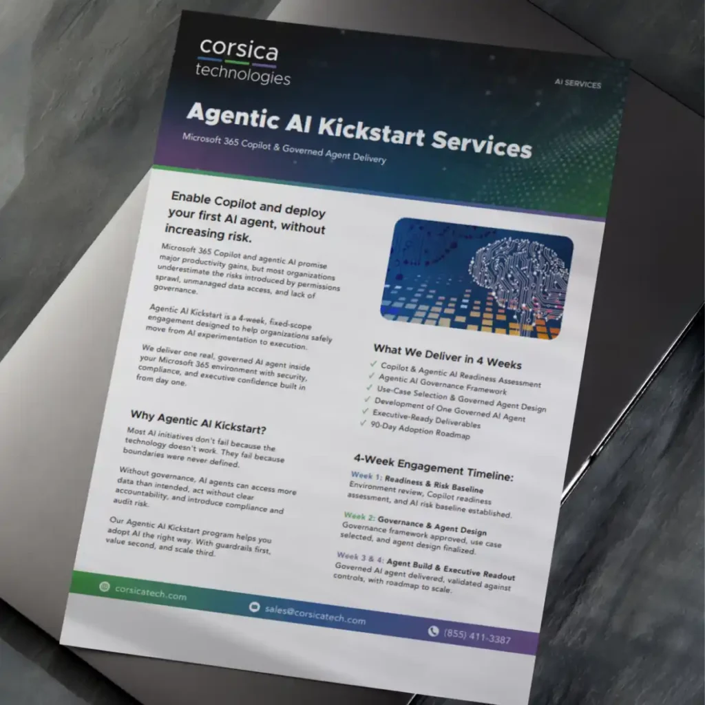 Agentic AI Kickstart brochure - cover image