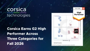 Corsica Technologies named G2 high performer Fall 2026